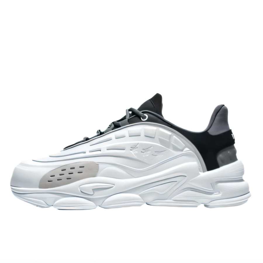 Kappa BANDA Textile, Synthetic Leather Low top Chunky Sneakers Men's White