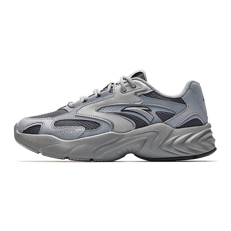 Anta Slip Resistant, Abrasion Resistant, Rebound Low top Casual Running Shoes Women's Gray