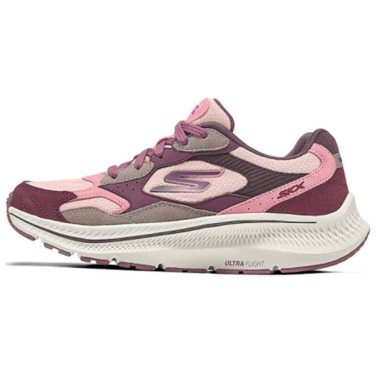 Skechers Go Run Consistent 2.0 Comfortable Abrasion Resistant Low top Running Shoes Women's Pink