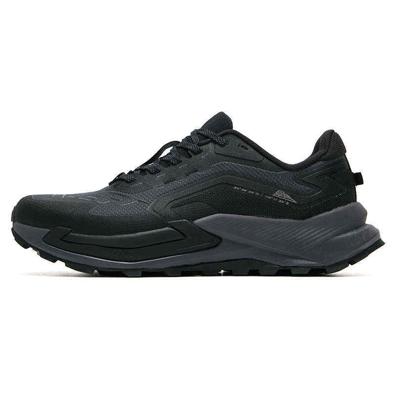 XTEP Slip Resistant And Abrasion Resistant Coverage Low top Casual Running Shoes Men's Black