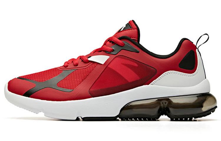 Anta Cushioning Slip Resistant Abrasion Resistant Breathable Low top Running Shoes Men's Red White Black