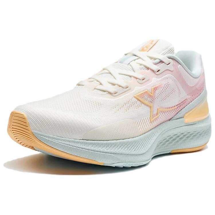 XTEP Cushioning Rebound Cushioning Rebound Low top Running Shoes Women's Pink Green White