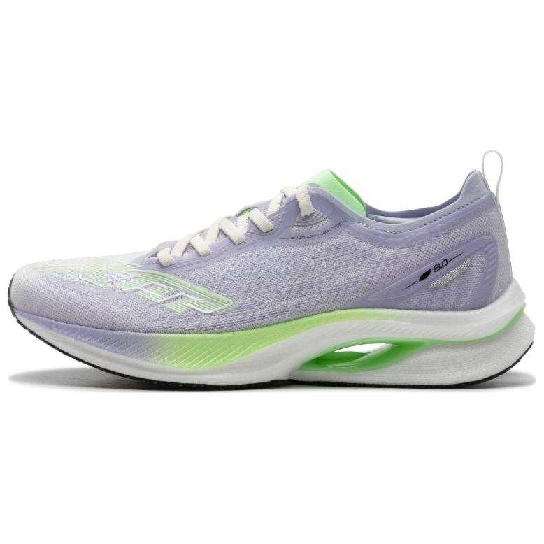 XTEP Zhilin 8.0 MAX Casual Slip Resistant Abrasion Resistant Low top Running Shoes Women's Purple White