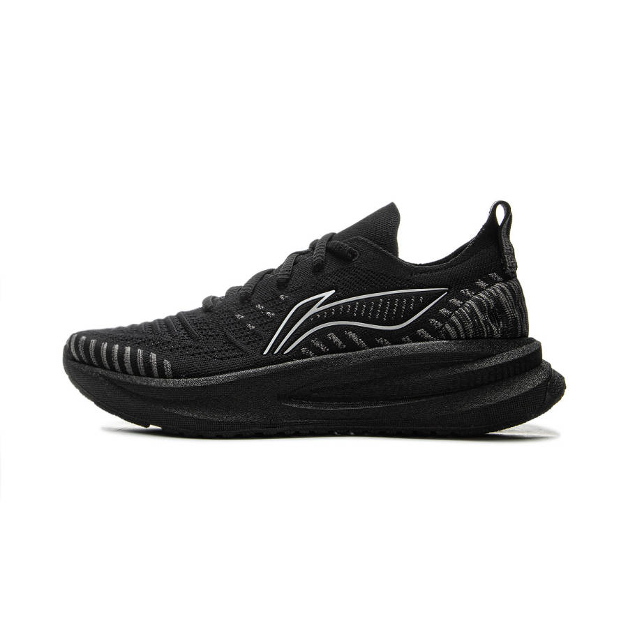 Li-Ning Li Ning Leisurely Fabric Low top Running Shoes Men's Black