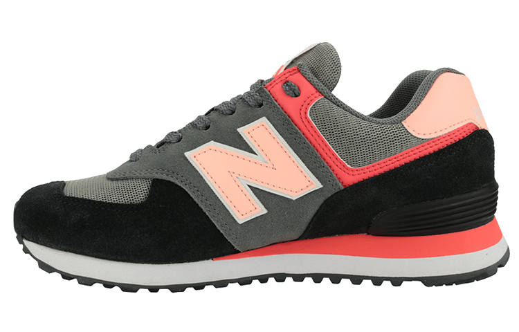 New Balance New Balance NB 574 Running Shoes Women's Low Top Black/Gray/Pink
