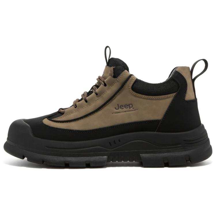 Jeep Abrasion Resistant Thickened And Fleece Lined, Thermal, Comfortable, Versatile Ankle Length Winter Boots Men's