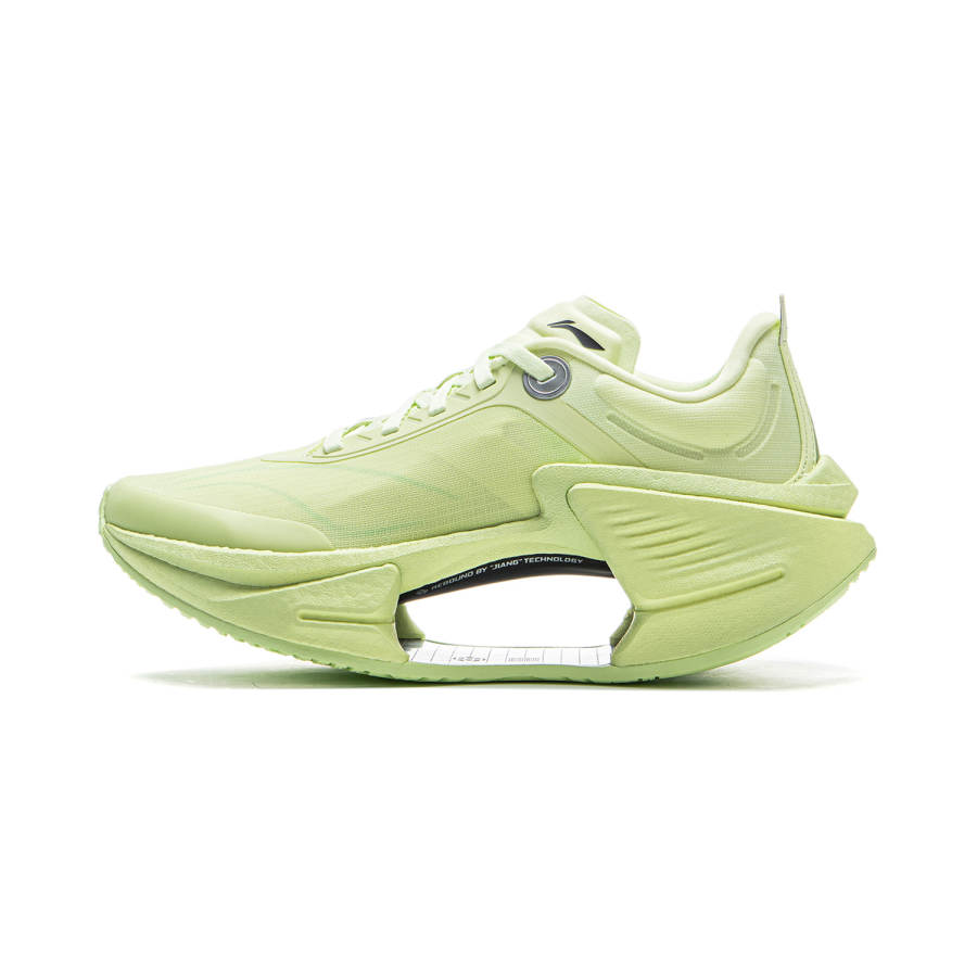 Li-Ning Li Ning Shadow 3 Essential Cushioning Slip Resistant Support Rebound Low top Casual Running Shoes Women's Green