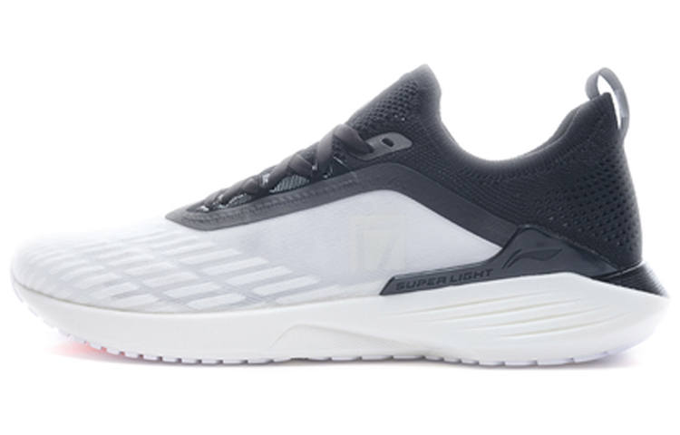 Li-Ning Li Ning Super Light 17 Slip Resistant Abrasion Resistant Low top Running Shoes Men's White Black