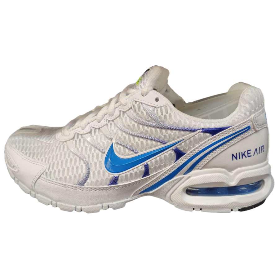 Nike Nike Air Max Torch 4 Cushioning Slip Resistant Low top Casual Running Shoes Women's White Blue