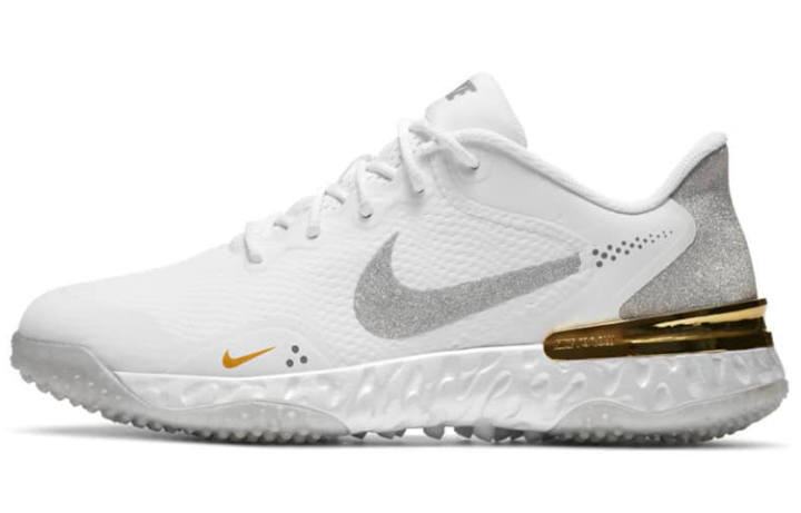 Nike Nike Alpha Huarache Elite 3 Turf White Light Solar Flare Heather