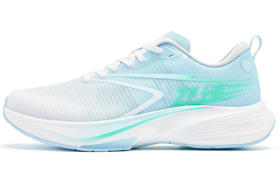 QIAODAN Low top Q KUNGFU PRO Casual Running Shoes Men's White Blue