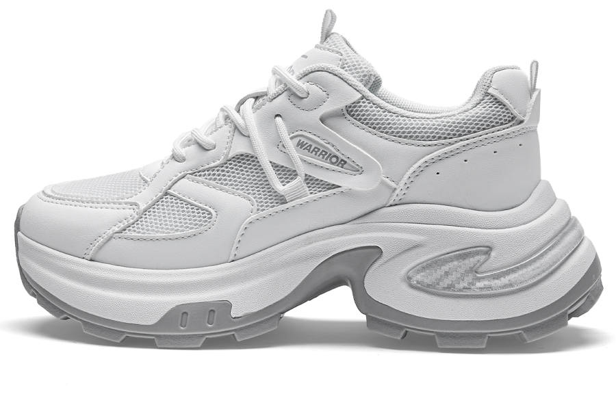 Warrior Slip Resistant, Abrasion Resistant, Height Increasing Low top Chunky Sneakers Women's