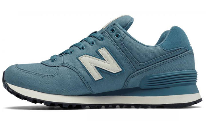 New Balance New Balance 574Series Canvas Ice Blue 'Blue White' Women's