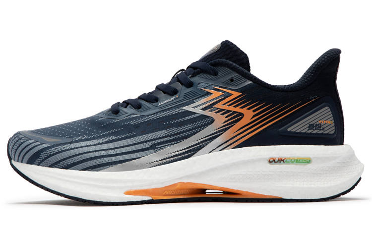 361° Titan CQT Abrasion Resistant Slip Resistant Lightweight Breathable Low top Running Shoes Men's Black Blue