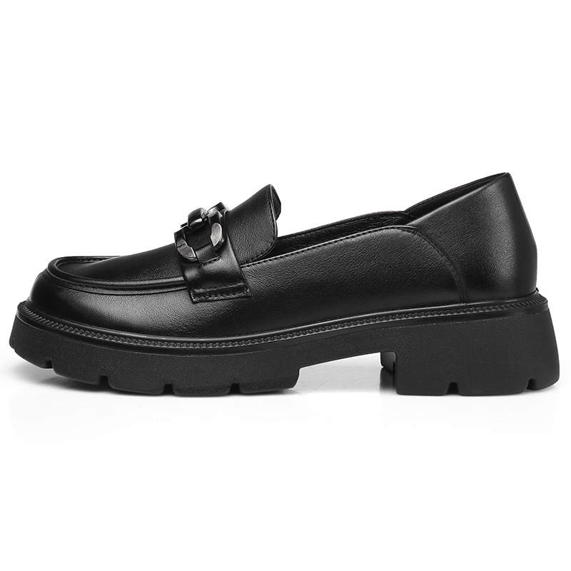 QIANGREN 3515 Women's Platform Versatile Loafers Commute Shoes Petite Women's