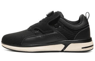 PEAK Woven Cushioning Slip Resistant Low top Running Shoes Men's Black