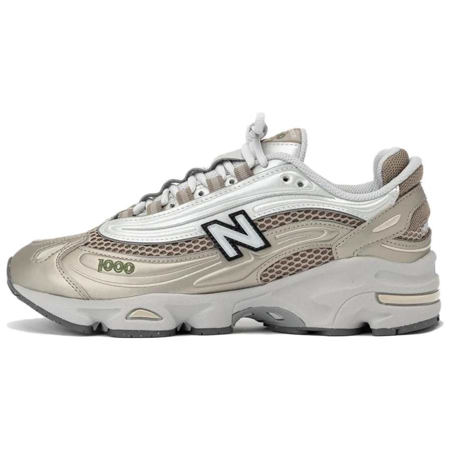 New Balance New Balance 1000 Abrasion Resistant Low top Running Shoes Men's Brown Gray Silver