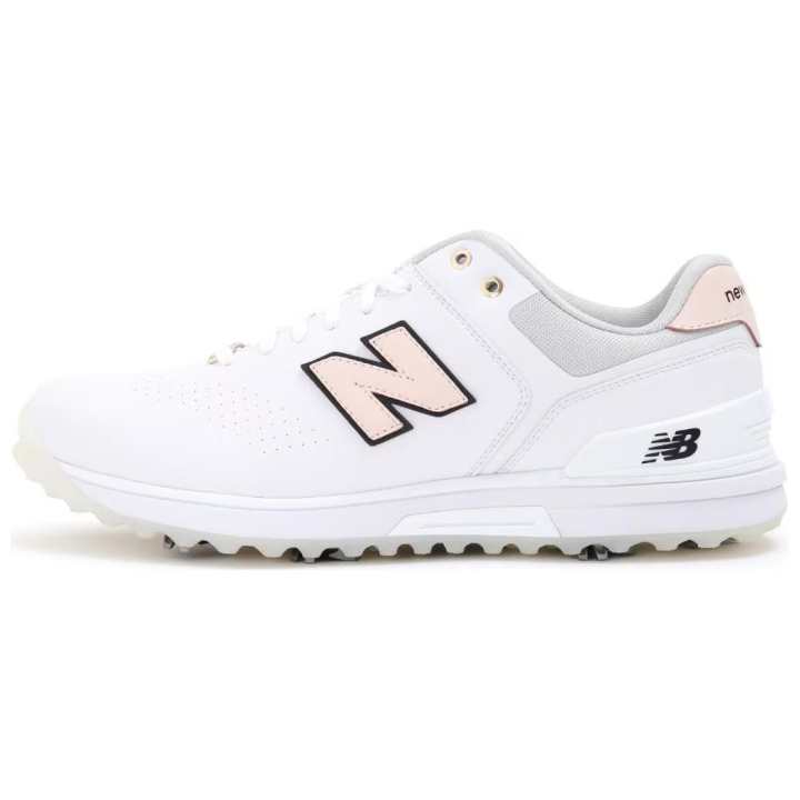 New Balance New Balance 3000 V3 Comfortable And Breathable Low top Golf Shoes Unisex White Pink 2E