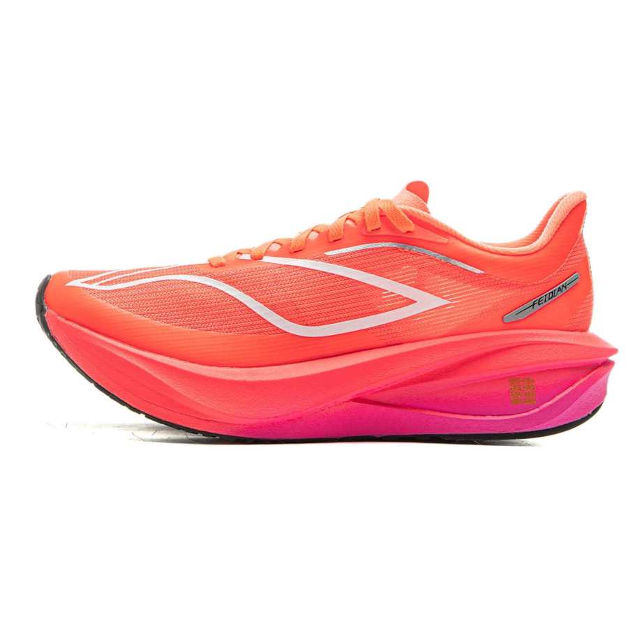 Li-Ning Li Ning Feidian 5 Challenger Low top Carbon Plate Long Distance Running Sprint Racing Running Shoes Women's