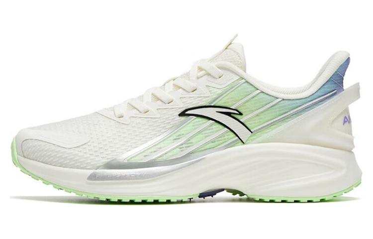Anta Antelope Run 3 Slip Resistant Abrasion Resistant Low top Running Shoes Women's White Green