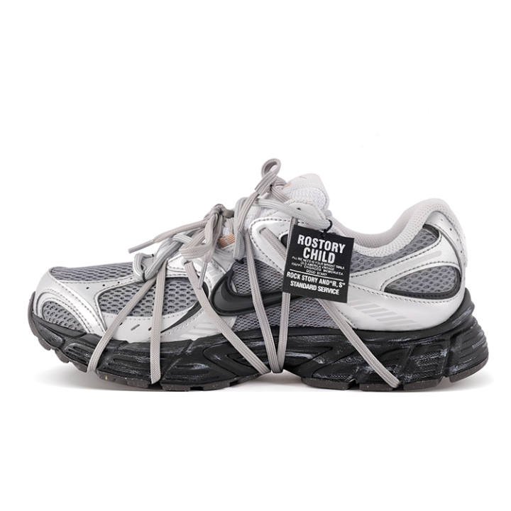 Nike Nike V5 RNR Abrasion Resistant Breathable Abrasion Resistant Breathable Low top Running Shoes Men's Gray Silver