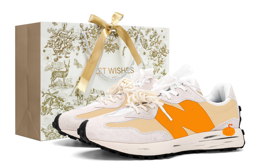 New Balance New Balance NB 327 Abrasion Resistant Low top Running Shoes Men's Beige