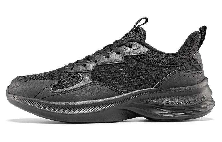 361° Slip Resistant Abrasion Resistant Slip Resistant Abrasion Resistant Low top Running Shoes Men's Obsidian Black