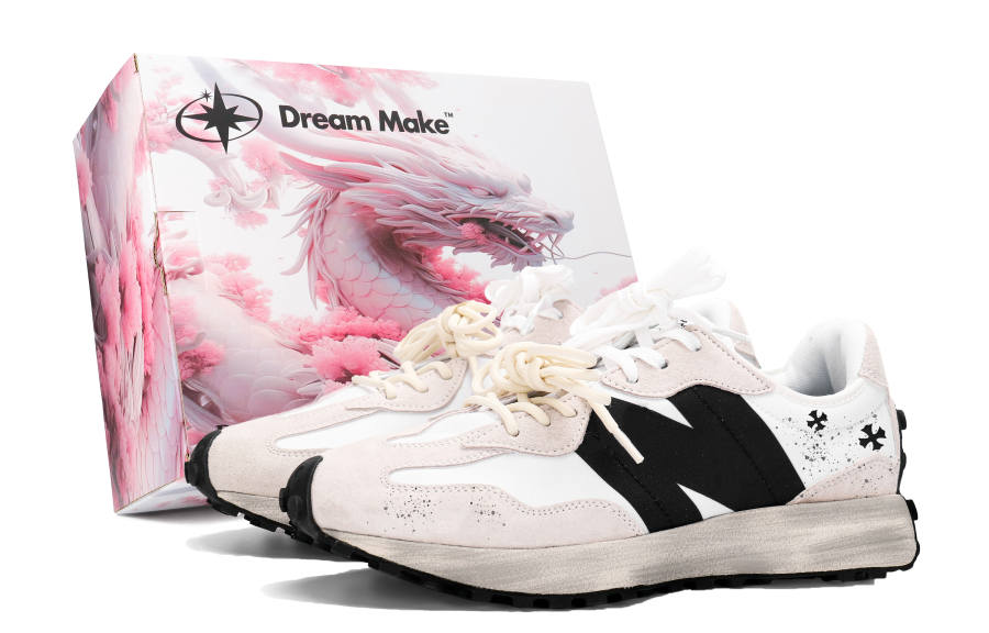New Balance New Balance NB 327 Abrasion Resistant Low top Running Shoes Men's Pink Black