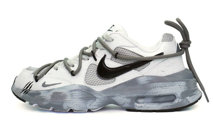 Nike Nike Air Max Fusion Low top Air Cushion Running Shoes Women's Gray White