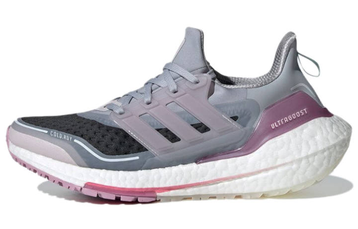 Adidas Adidas ULT COLD.RDY Comfortable Breathable Coverage Breathable Coverage Mid top Running Shoes Women's Gray Purple
