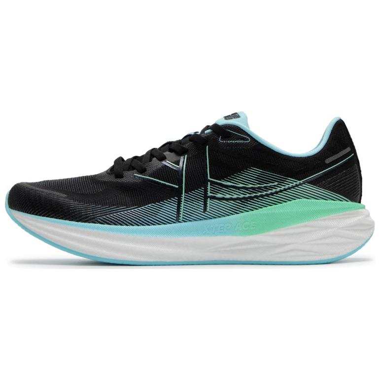 XTEP Xuan Speed 5.0 Cushioning, Wear Resistant Low top Running Shoes Men's Black Blue Green