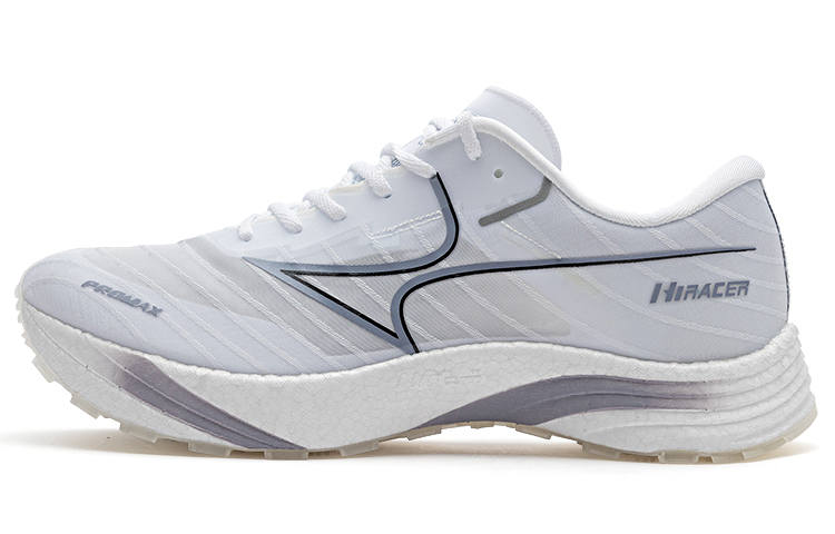 HEALTH 699SC+ Full Length Carbon Plate Physical Fitness Test & Exam Sprint Running Shoes Unisex Pearl White