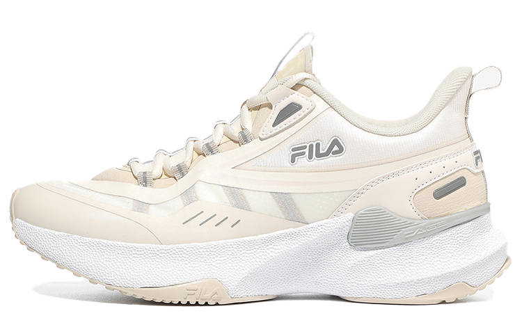 FILA Neuron 5 Neuron 5 Low top Running Shoes Unisex White Apricot Korean Style