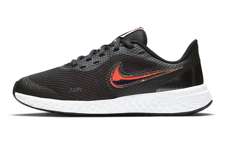 Nike Nike Revolution 5 Power 'Black Iridescent Swoosh' GS