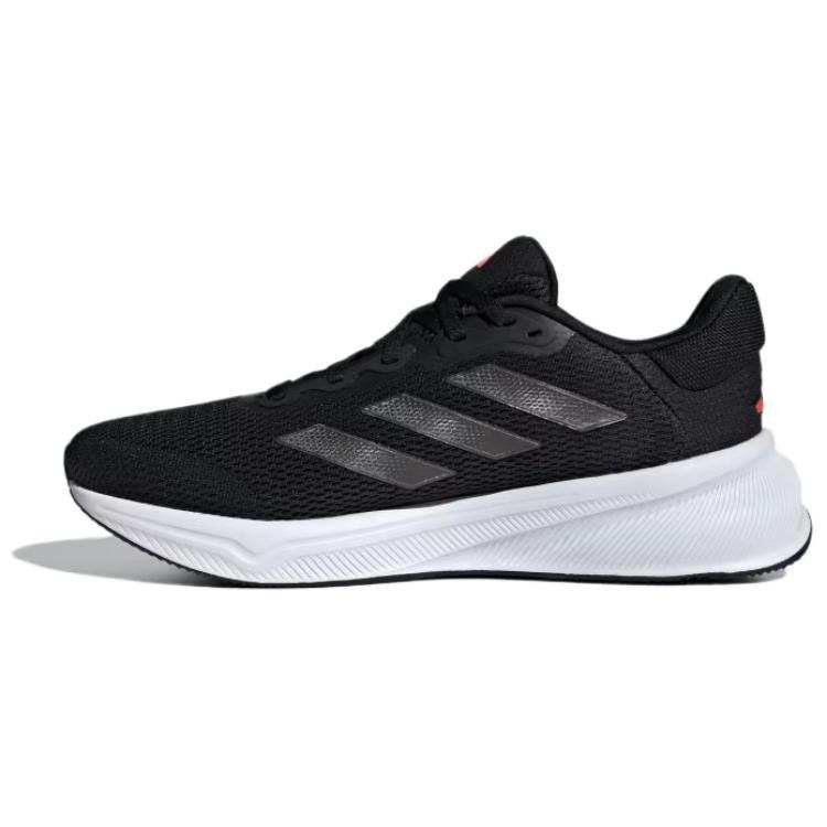 Adidas Adidas Response Sports Cushioning Slip Resistant Low top Running Shoes Men's Black White