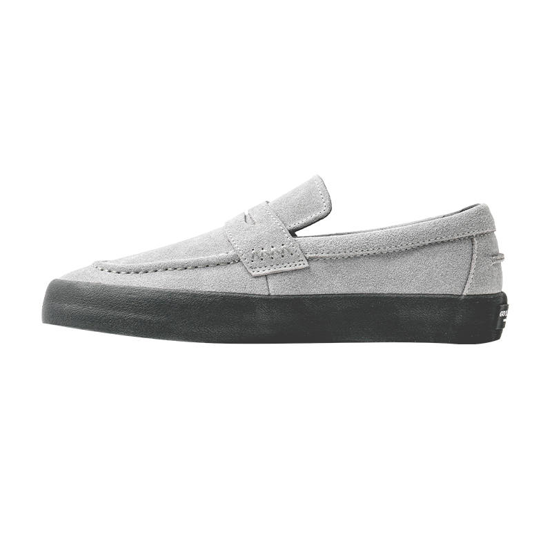 GOLUCK Skate Loafer Skateboard Athletic Shoes Cow Split Leather Skateboard Shoes Low top Unisex