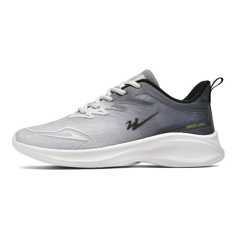 Binary Binary Cushioning Rebound Lightweight Breathable Slip Resistant Low top Running Shoes Men's Phantom Gray
