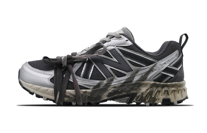 New Balance New Balance NB 410 Cushioning Slip Resistant Breathable Low top Chunky Sneakers Unisex Silver Black Gray