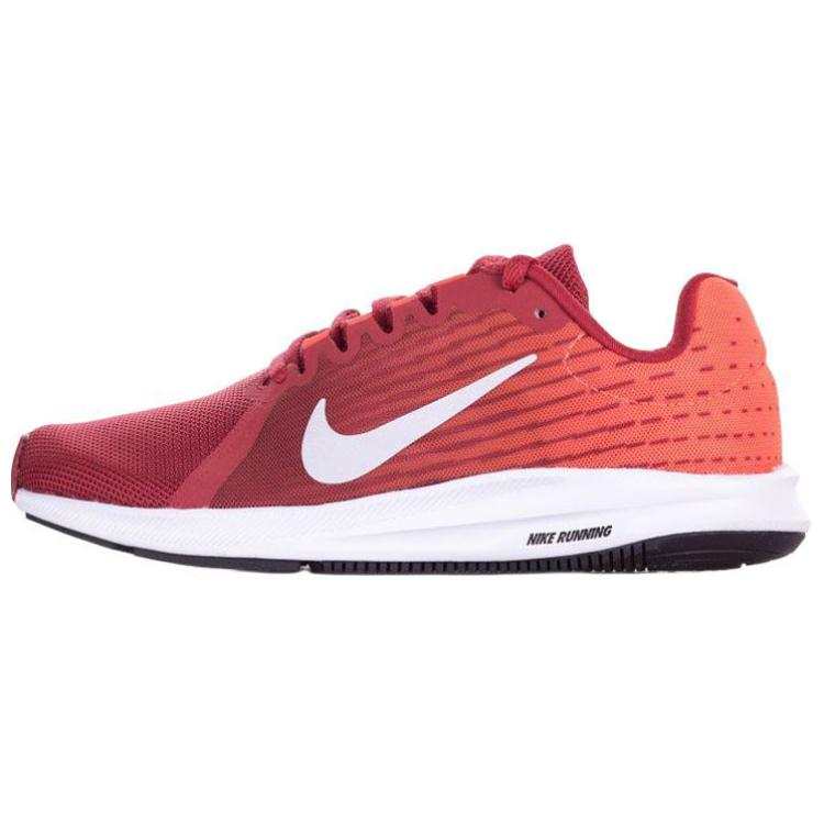 Nike Nike Downshifter 8 Slip Resistant Abrasion Resistant Low top Casual Running Shoes Men's Red