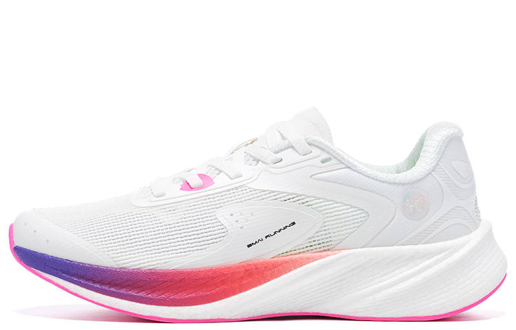BMAI Hunting 2.0 Running Shoes Women's Mid Top White/Red/Purple