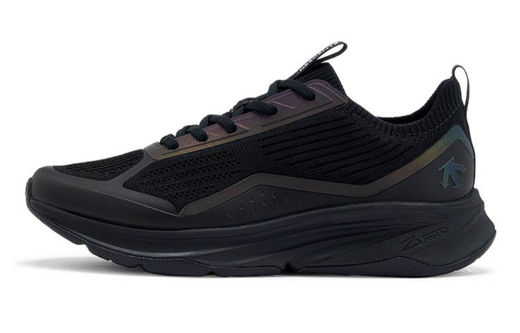 DESCENTE RUNNING Cushioning Breathable Low top Running Shoes Women's Black