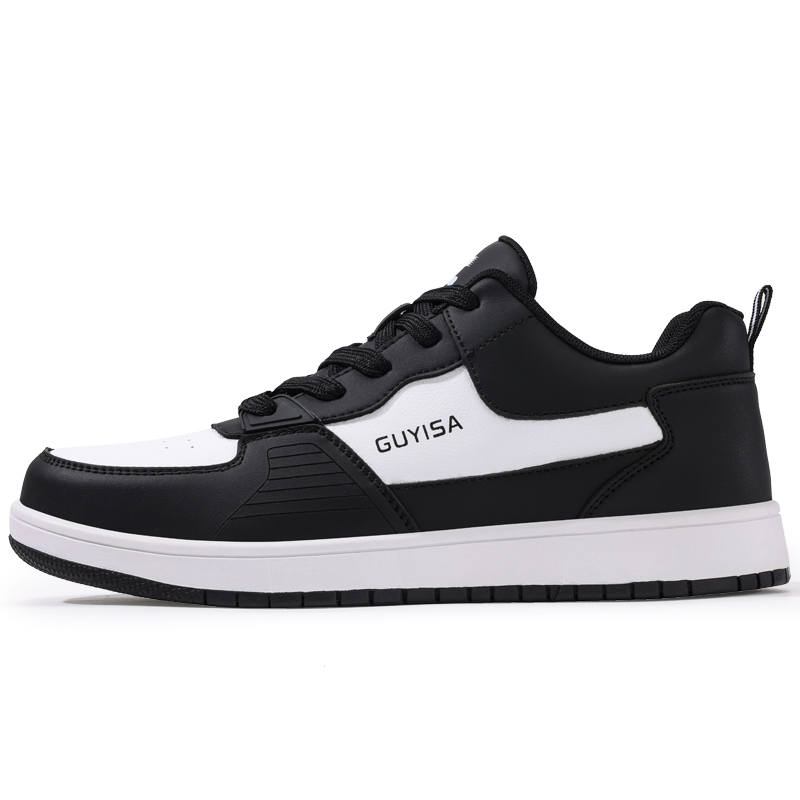 LANOUDUN Lightweight, Wear resistant, And Non slip Low top Outdoor Shoes Men's Black White