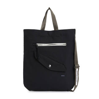 Nanamica Nylon/Polyester Handbag Unisex Black