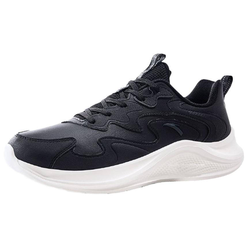 Anta Slip Resistant And Breathable Low top Casual Running Shoes Men's Black
