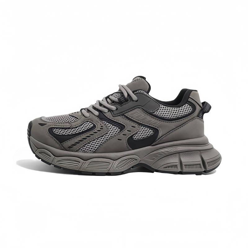 K KANGXUANAN Wear resistant And Lightweight Low top Chunky Sneakers Women's Gray