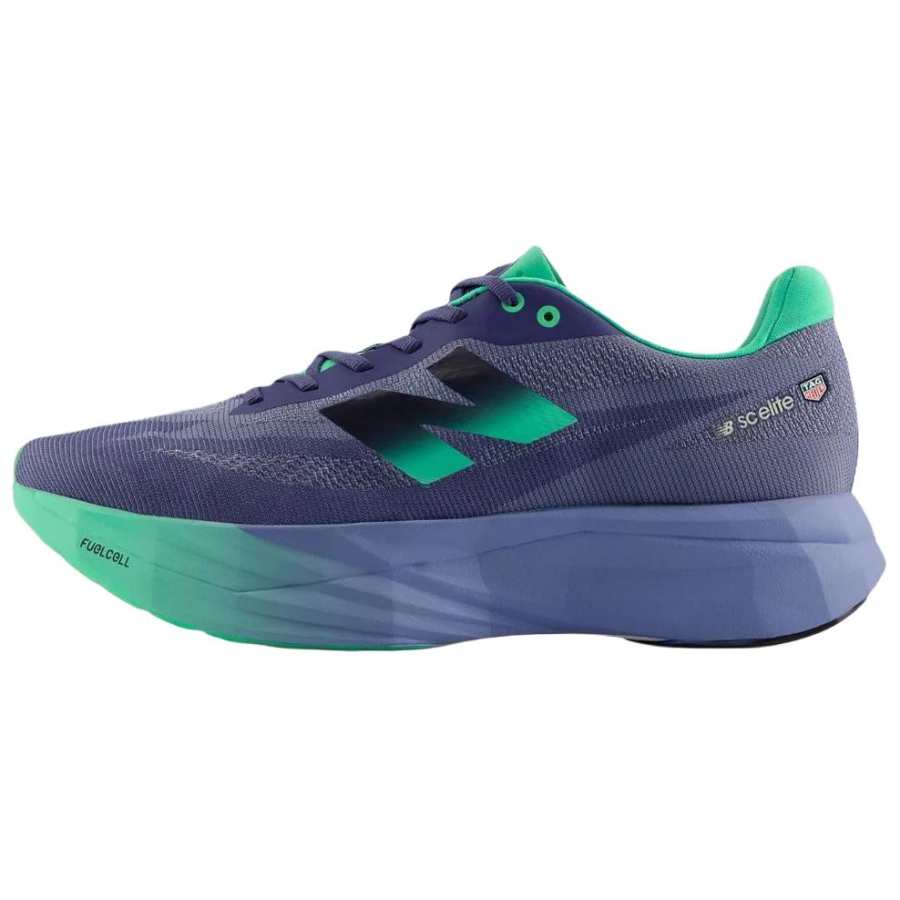 New Balance TAG HEUER x New Balance NB FuelCell SC Elite V5 Support Running Shoes Men's Purple Blue Green