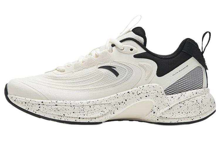 Anta C37+ Slip Resistant Abrasion Resistant Low top Running Shoes Women's Black White