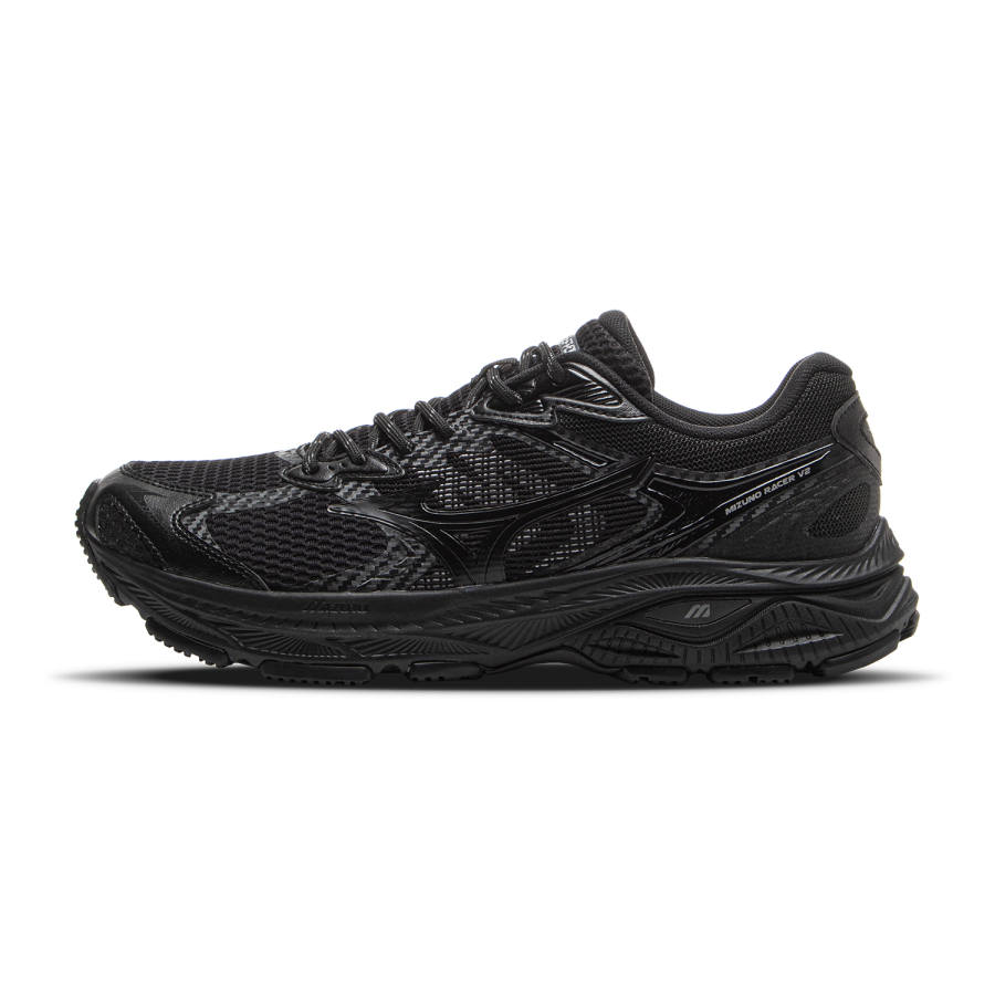 Mizuno RACER V2 Textile, Synthetic Leather Breathable Lightweight Rebound Low top City Commuting Running Shoes Unisex