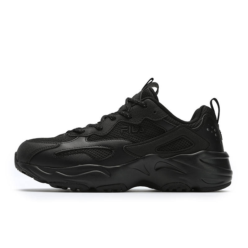 FILA Tracer Abrasion Resistant Low top Running Shoes Women's Black