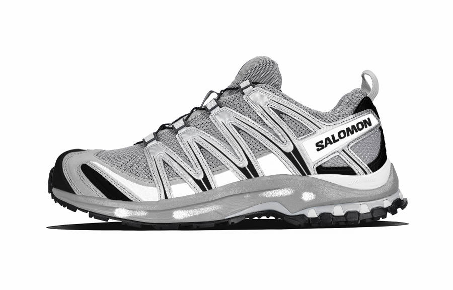 SALOMON XA PRO 3D Cushioning Abrasion Resistant Support Low top Trail Running Training Running Shoes Unisex Alloy Gray